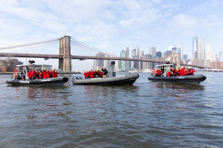 New York City: Harbor Speedboat Tour - Heading south past Manhattan’s skyline