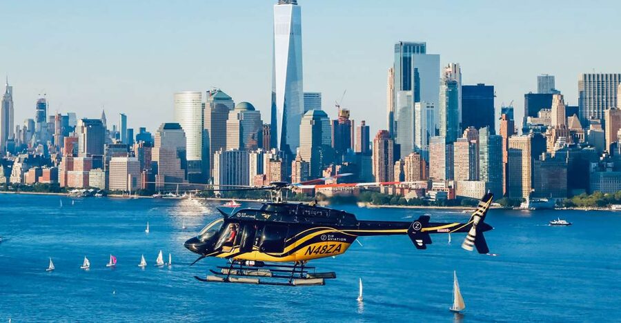 New York City: Manhattan Helicopter Tour - Taking off from Pier 6 on the East River