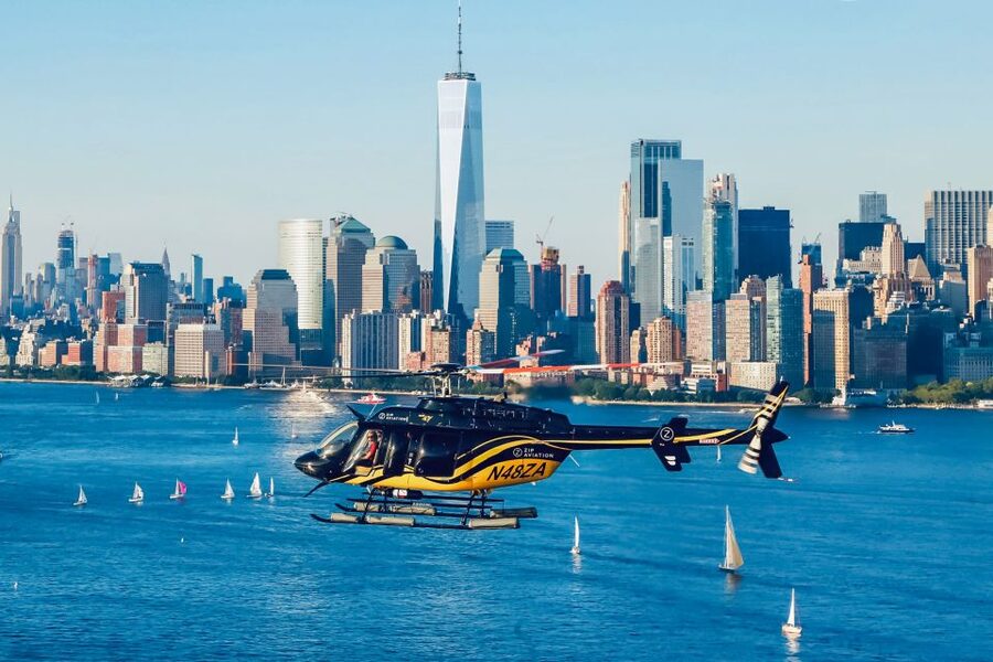 New York City: Manhattan Helicopter Tour - Lower Manhattan, Battery Park, and Wall Street