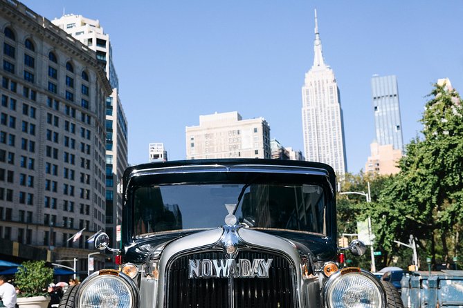 New York City Private Vintage Car Tour and Wine Tasting - Riding through Midtown in a restored classic car