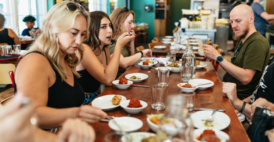 New York City's Hell's Kitchen: Walking Food Tour - Japanese cooking at the starting point