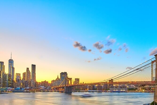 New York City Skyline Sunset and Night Cruise - One Hour on New York Harbor