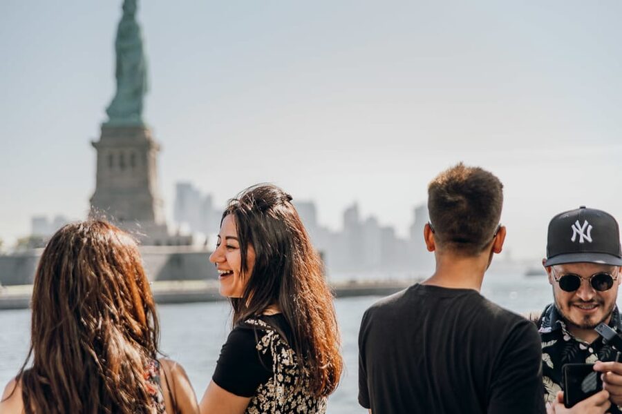New York City: Statue of Liberty & Battery Park Guided Tour - The ferry ride to Liberty Island