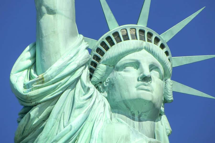 New York City: Statue of Liberty & Ellis Island with Ferry - The ferry ride and the first views of Lady Liberty