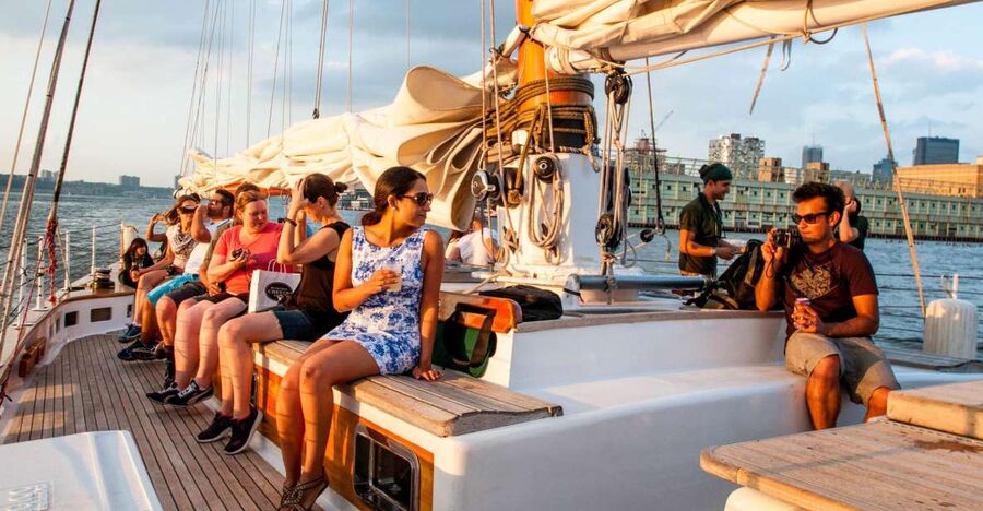 New York City: Sunset Sail Aboard a Schooner - A graceful way to see New York at sunset