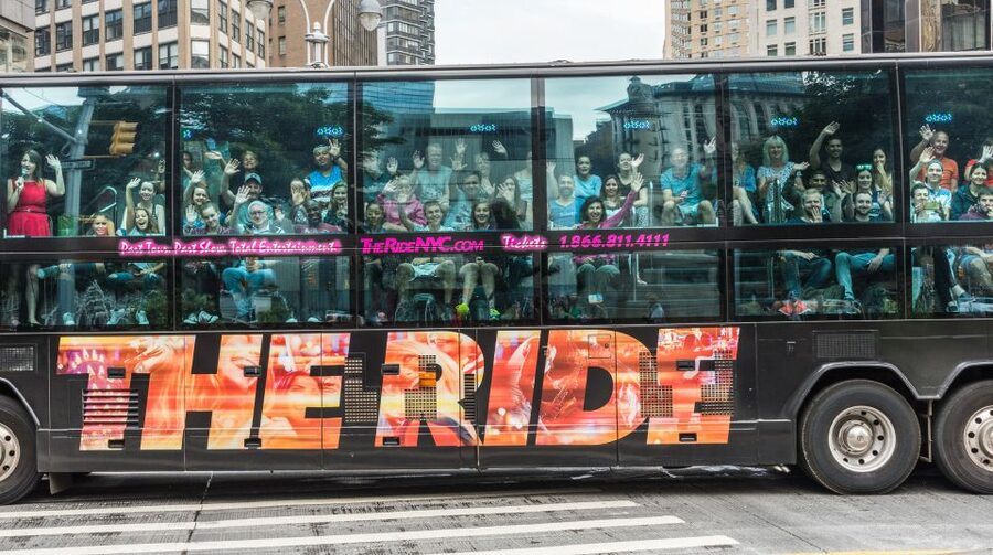 New York City: The Ride Interactive Bus Tour - What The RIDE actually is