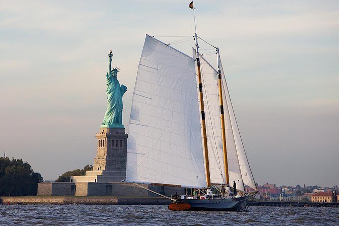 New York Day Sail to the Statue of Liberty on Schooner America - The Statue of Liberty from the harbor