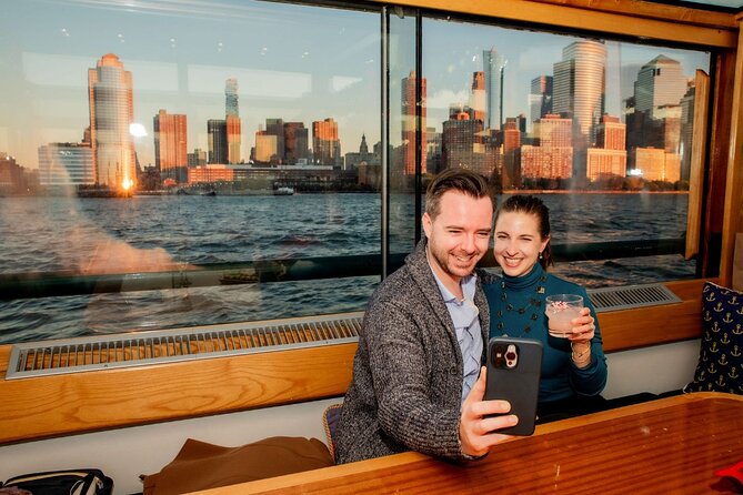 New York Harbor Live Holiday Jazz Cruise - Sailing toward the Statue of Liberty