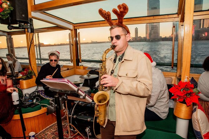 New York Harbor Live Holiday Jazz Cruise - Leaving Chelsea Piers for Lower Manhattan