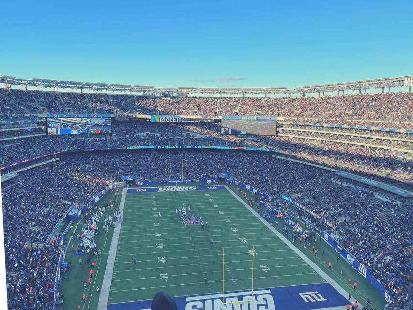 New York: New York Giants Football Game Ticket - Why a Giants game feels bigger than a football match