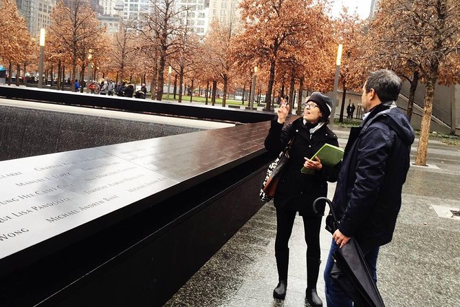 New York Private 9/11 Memorial Tour with Optional Museum Ticket - Walking to the 9/11 Memorial pools
