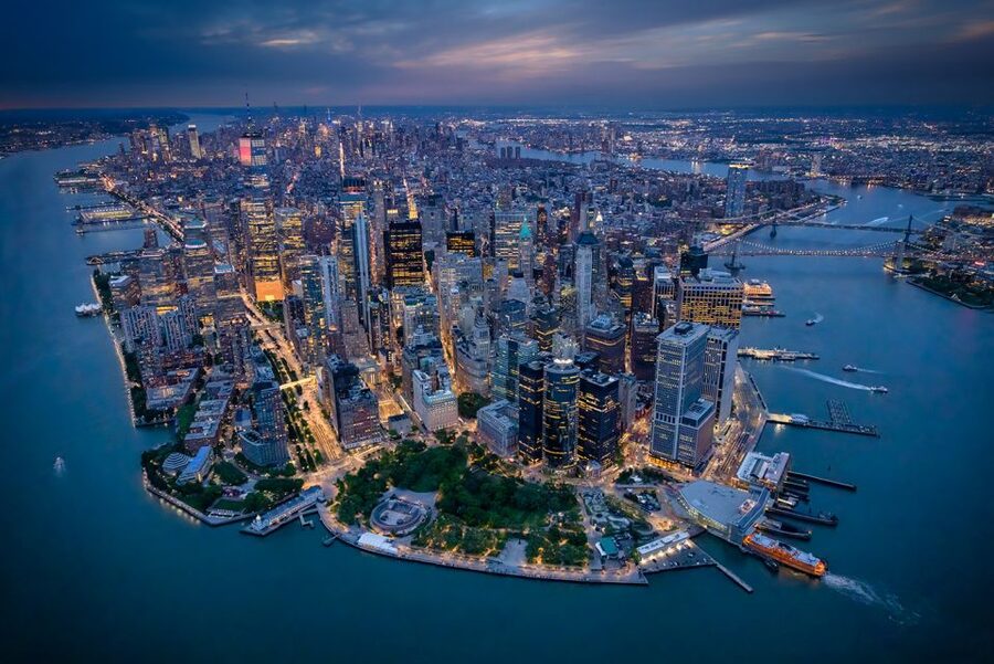New York: Private Scenic Helicopter Charter with Champagne - Central Park, Times Square, and the city center