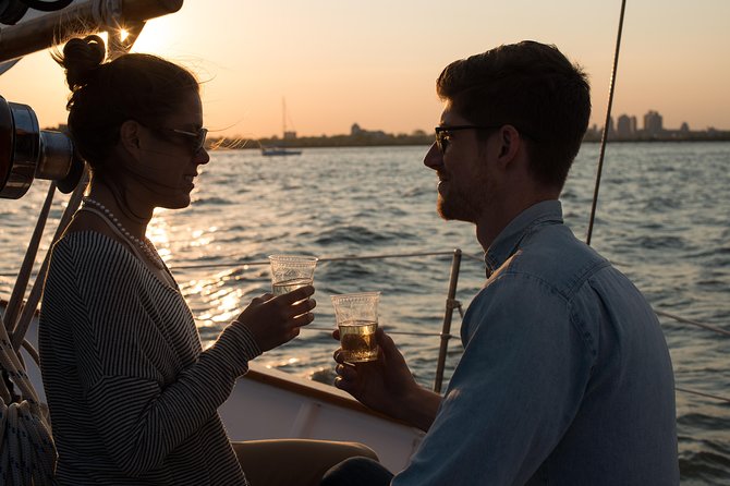 New York Sunset Schooner Cruise on the Hudson River - Brooklyn, Battery Park, and the Financial District