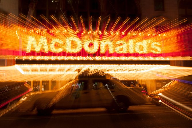 NYC After-Dark Photography Tour - Small Times Square subjects with useful lessons
