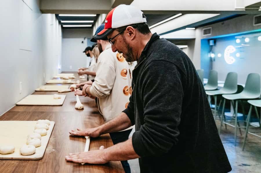 NYC: Bagel-Making Workshop with an Award-Winning Baker - Rolling and Shaping the Dough