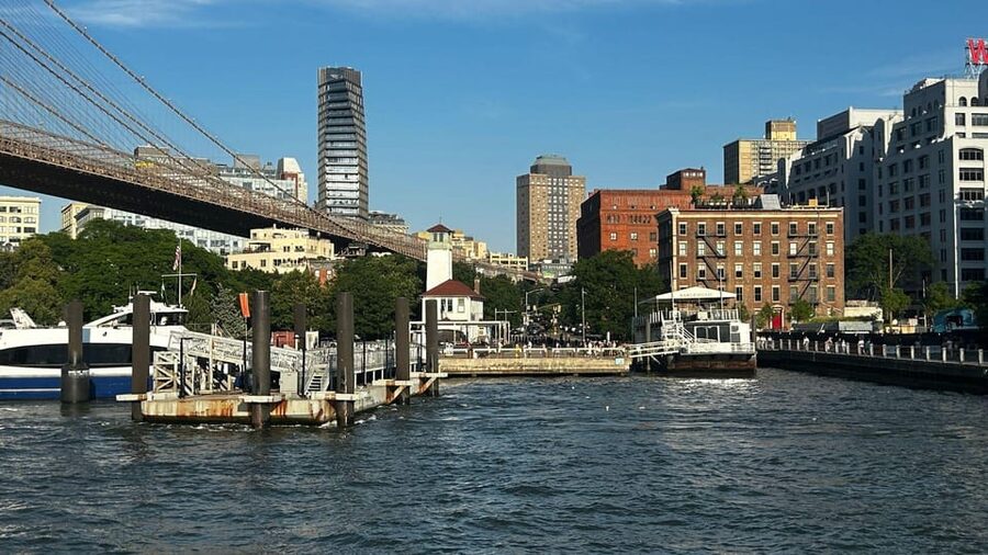 NYC: Brooklyn Bridge and DUMBO Tour with East River Ferry - TimeOut Market, Jane’s Carousel, and the waterfront
