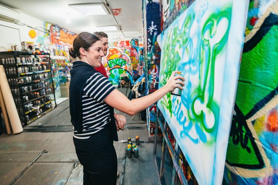 NYC: Brooklyn Graffiti Workshop with Local Artist - The Bushwick location is part of the lesson