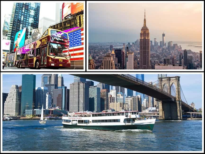 NYC Bundle: Empire State, Big Bus Tour, & Circle Line Cruise - Empire State Building at 86 floors