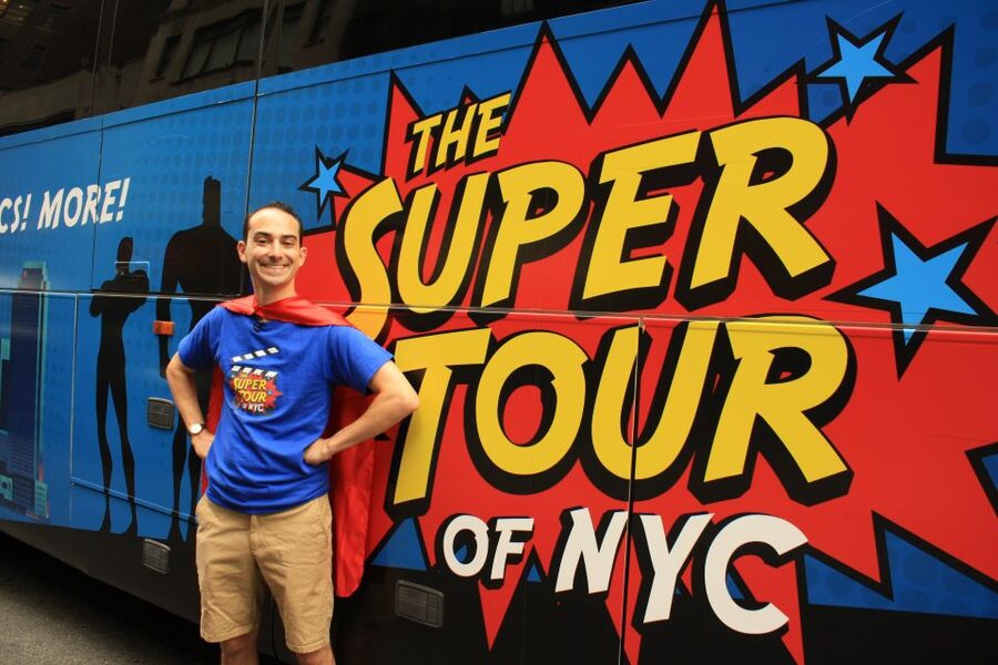 NYC: Bus Tour to Superhero Film Locations - Key points at a glance