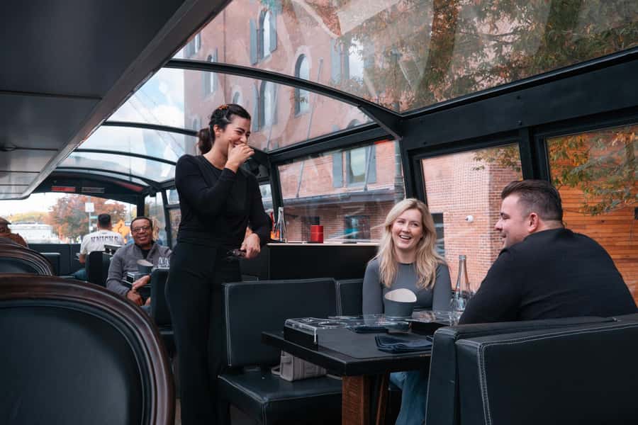 NYC Bustronome Lunch Tour - The drink policy and other practical limits