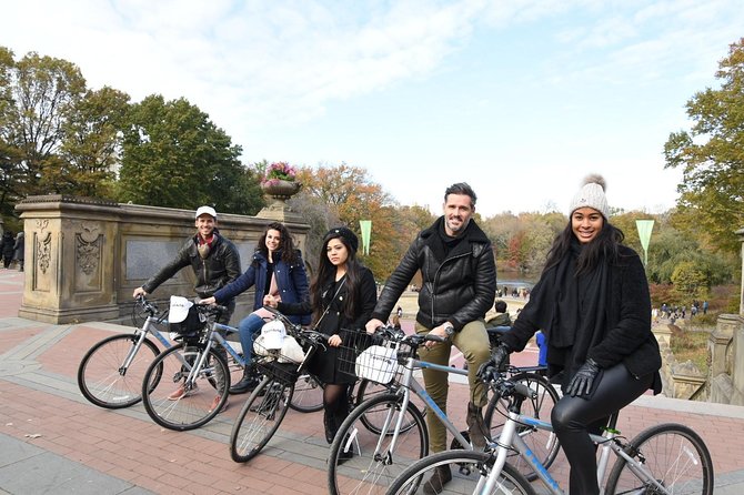 NYC Central Park Bicycle Rental All Day Pass - Family equipment for riders of different ages