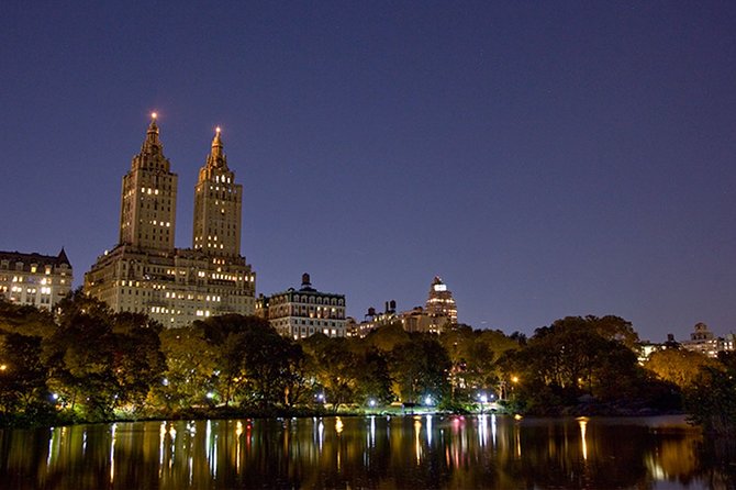 NYC Central Park Night Time Photography Tour - The Dairy Visitor Center and the Manhattan skyline