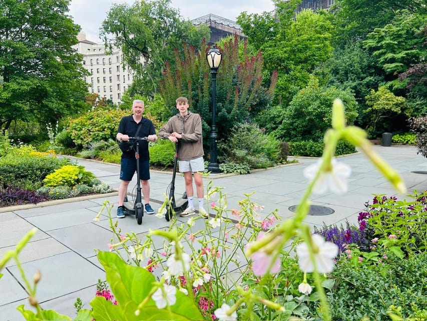 NYC: Central Park Private Guided Electric Scooter Tour - Belvedere Castle and the central park highlights