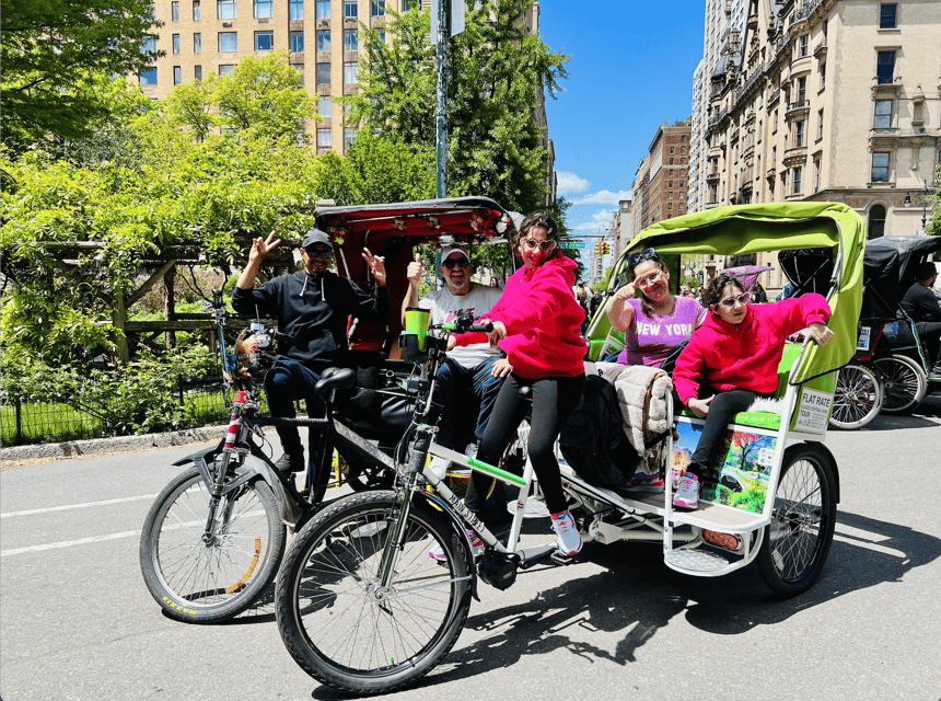NYC: Central Park Rickshaw Tour / Private and Guided - Strawberry Fields and the Dakota Building