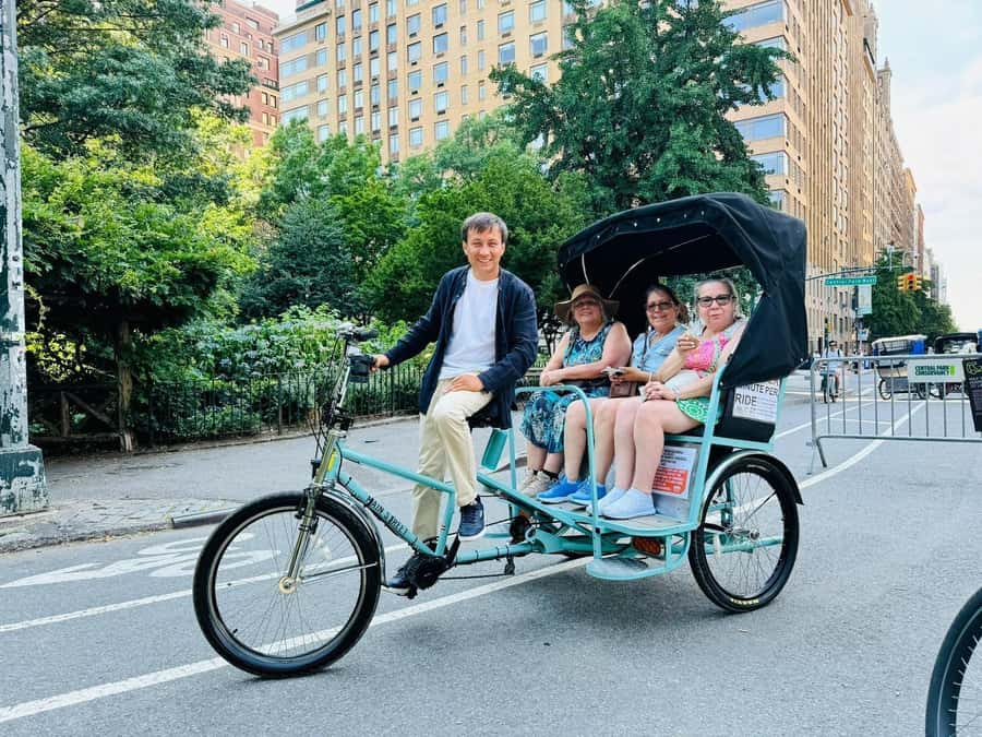 NYC: Central Park Storytelling Pedicab Tour with Theater - Strawberry Fields and The Dakota
