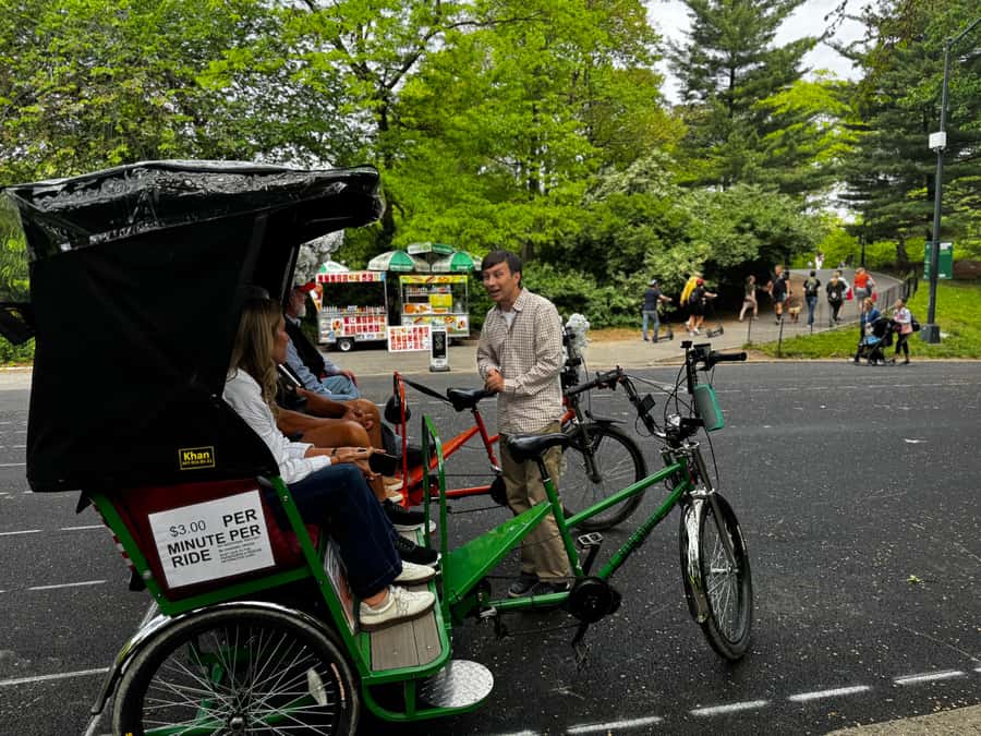 NYC: Central Park Storytelling Pedicab Tour with Theater - From Sixth Avenue to the park’s southern sights