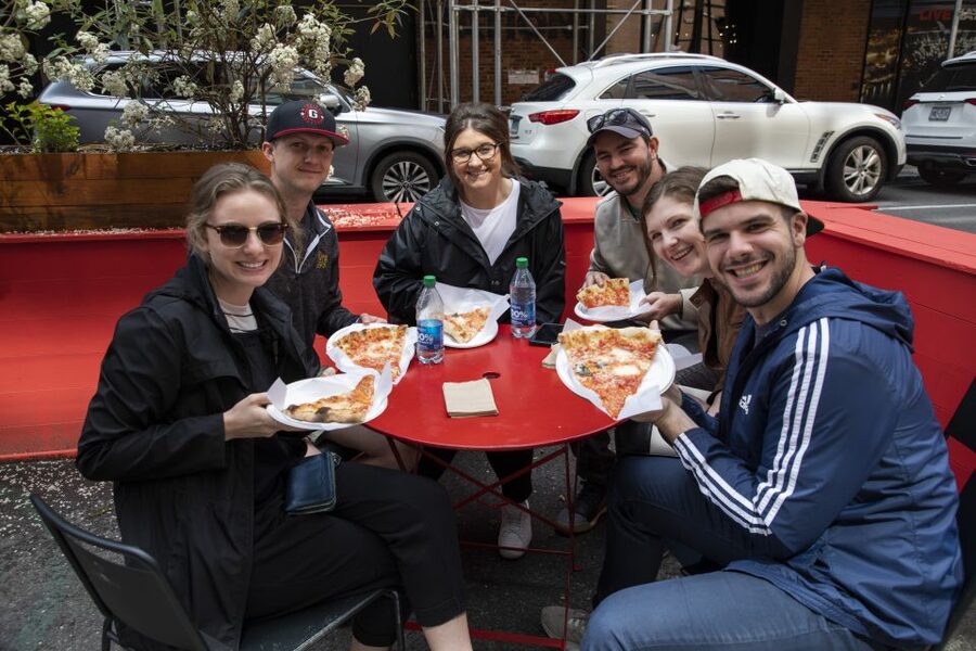 NYC: Chelsea Market, Meatpacking, High Line Food Tour - Market 57 brings more food and Hudson River views