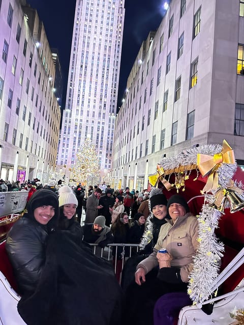 NYC: Christmas Lights Horse Carriage Ride - Rockefeller Center, St. Patrick’s Cathedral, and modern Midtown