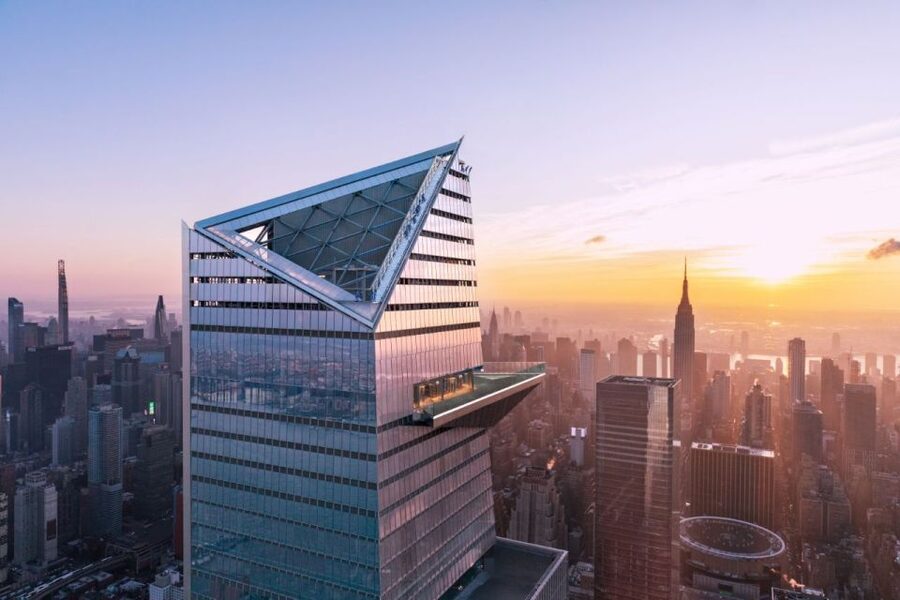 NYC: City Climb Skyscraping Experience Ticket - The lean over New York