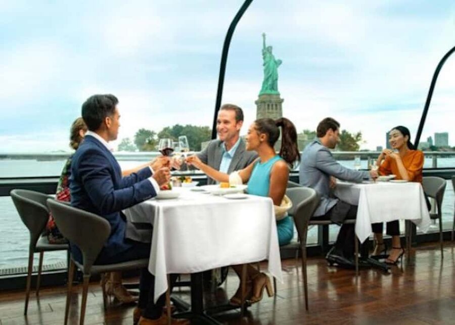 NYC: City Cruises Luxury Brunch, Lunch or Dinner Cruise - The meal, drinks, and service