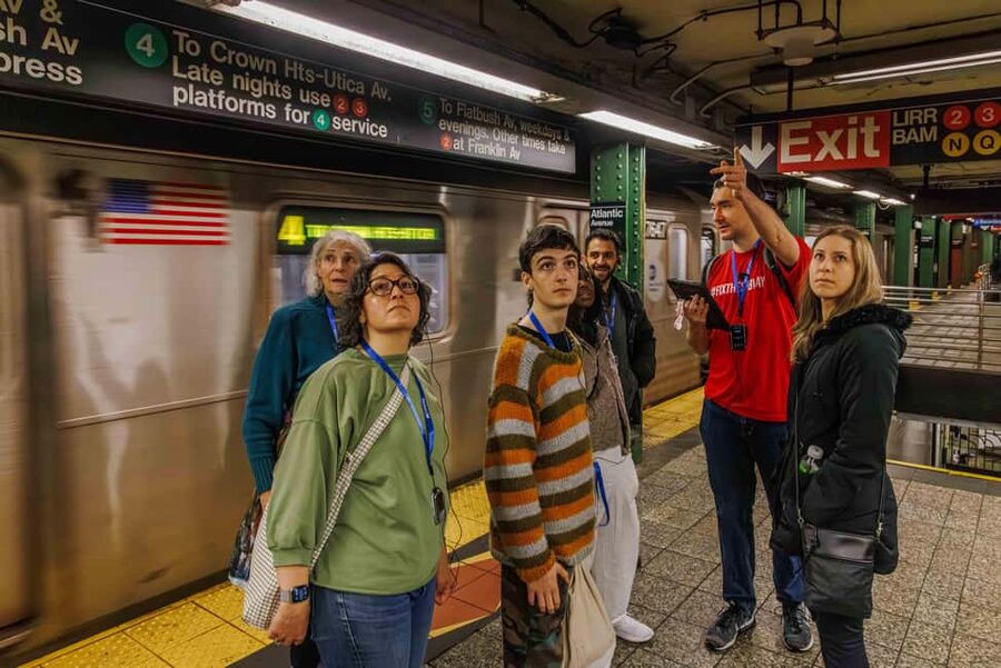 NYC: Discover NYC Subway Secrets Below Manhattan - Private - The wine cellar beneath the Brooklyn Bridge