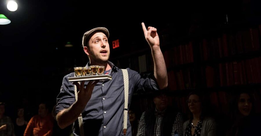 NYC: Drunk Shakespeare Ticket - Live Theatre and Cocktails - Finding The Ruby Theatre near Bryant Park