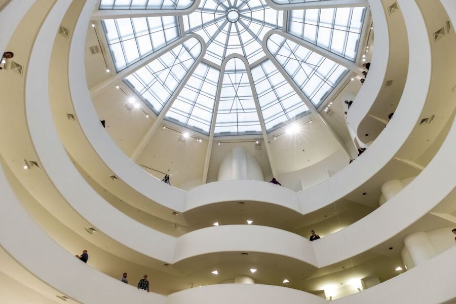 NYC: Guggenheim Museum Entry Ticket - Starting at the rotunda and spiral ramp
