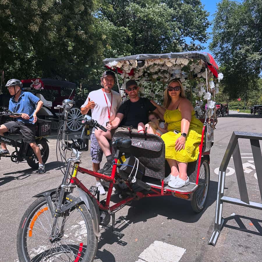 NYC: Guided Pedicab Tour of Central Park - From the Carousel to Gapstow Bridge