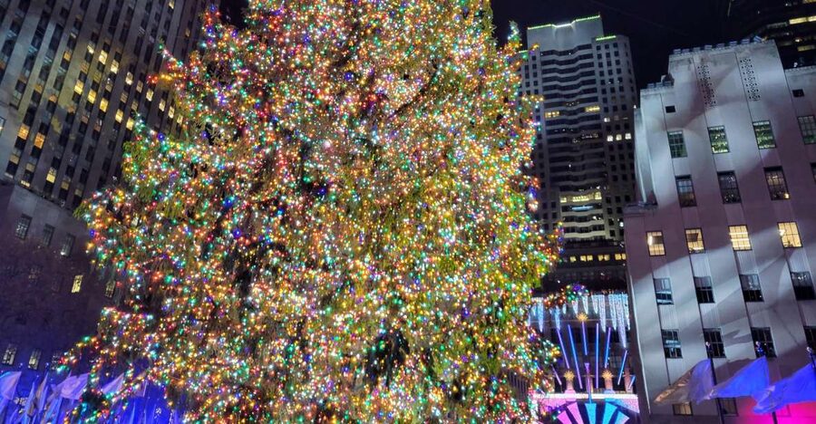 NYC: Holiday Lights Guided Bus Tour - Walking, weather, and timing tips