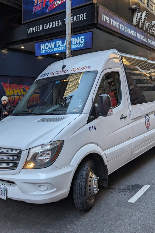 NYC: Holiday Lights Guided Bus Tour - Rockefeller Center provides the festive finish