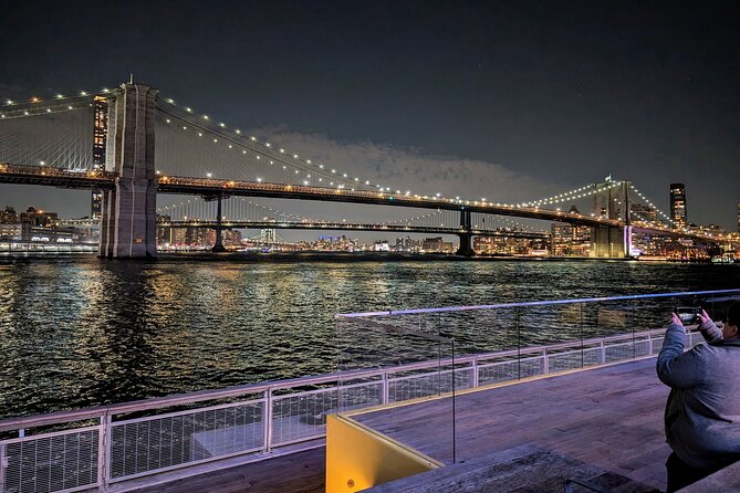 NYC Holiday Lights Tour - South Street Seaport and the Brooklyn Bridge