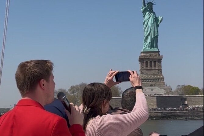 NYC Iconic Landmarks Cruise and Tour - One World Trade Center dominates the skyline