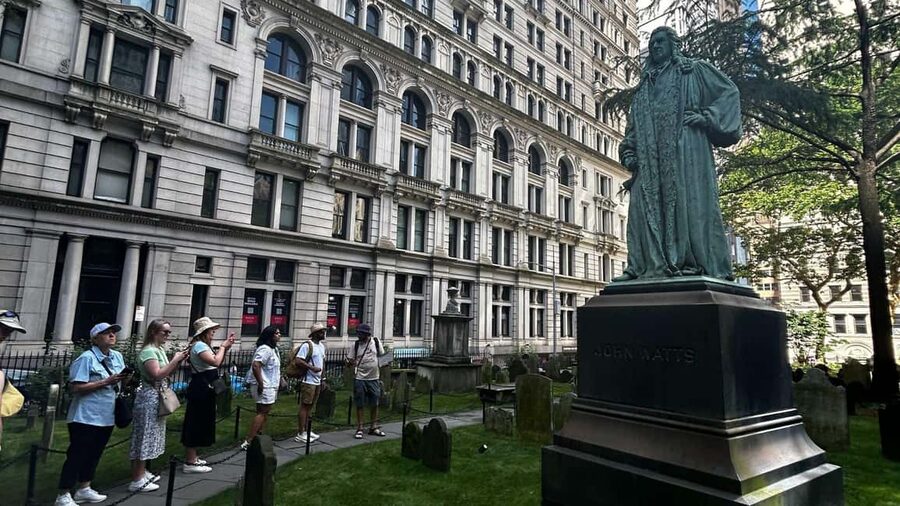 NYC Lower Manhattan Walking Tour & Freedom Tower Observatory - Zuccotti Park and modern protest