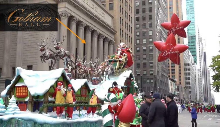 NYC: Macy's Thanksgiving Day Parade Premium Viewing Brunch - Gotham Hall gives Thanksgiving morning a proper home base