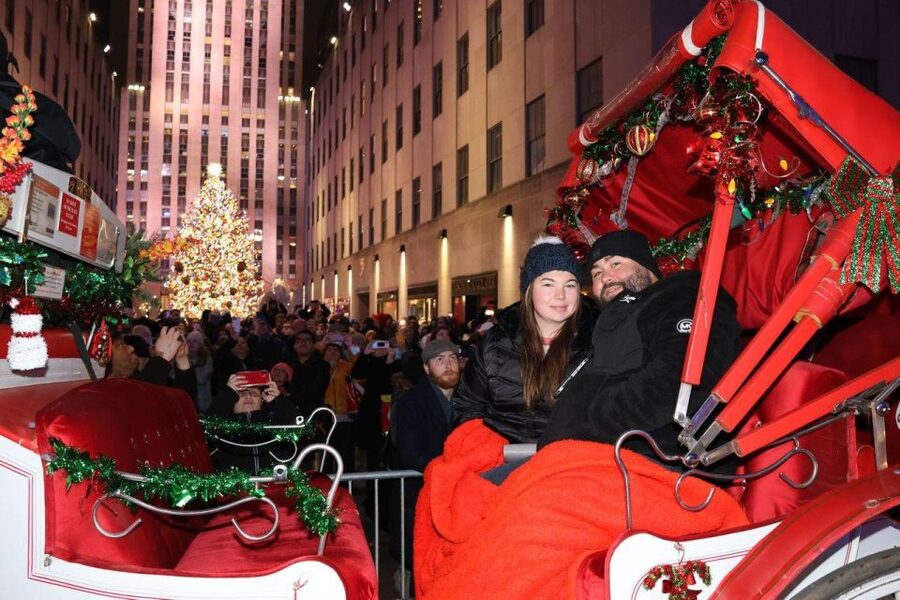 NYC: Magical Christmas Lights Carriage Ride - Blankets, a roof, and the reality of December weather