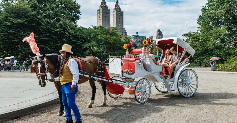 NYC MAGICAL NIGHT TIME RIDE Central Park/Rockefeller Center - Wollman Rink and the Central Park route