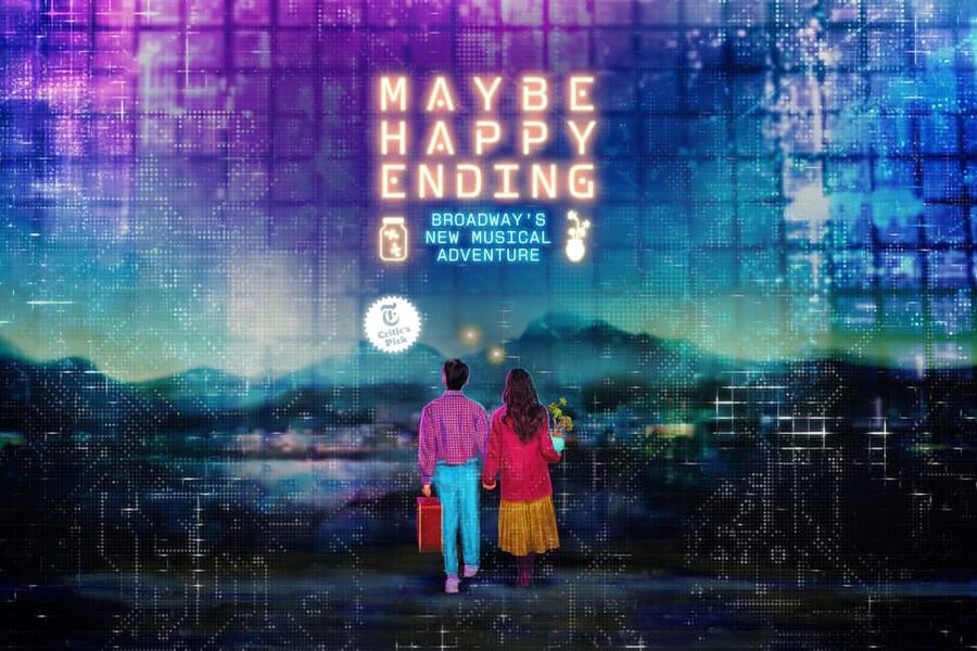 NYC: Maybe Happy Ending on Broadway - Oliver and Claire turn routine into a story
