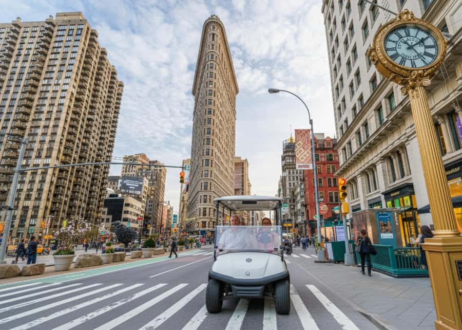NYC:Midtown,Chelsea &West Village Guided City Tour by E-Cart - Why an e-cart works well in Manhattan