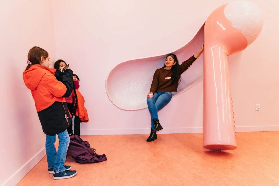 NYC: Museum of Ice Cream Entry Ticket - The three-story slide