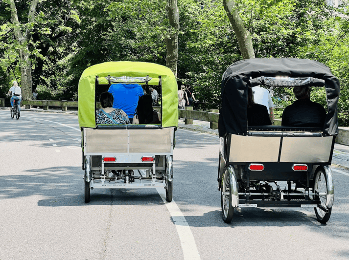 NYC: Private Central Park Pedicab Tours / PICKUP FROM MUSEUM - The guide can shape the whole ride